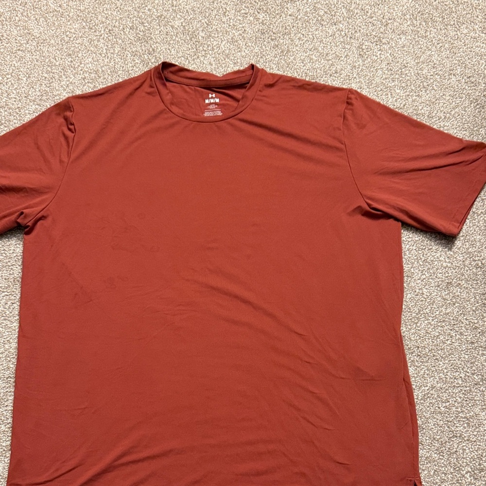 Under Armour Men's Brick Red Short Sleeve Tee
